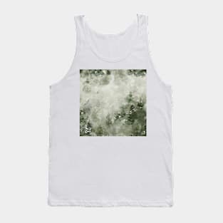 Evergreen in Watercolor Pattern Tank Top